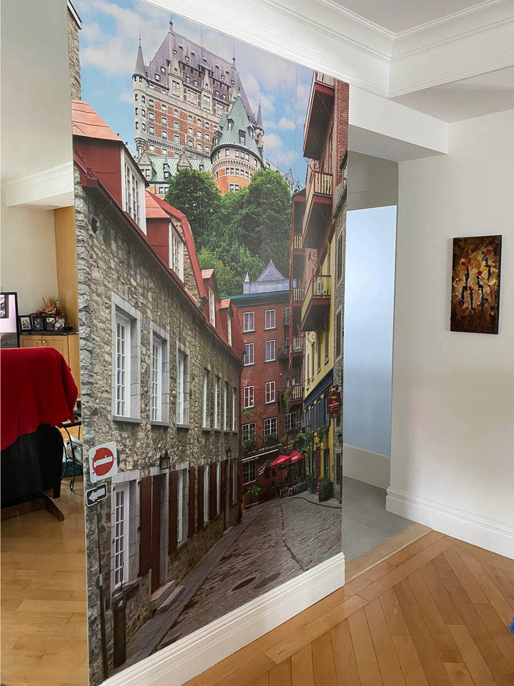 CHATEAU FRONTENAC QUEBEC CITY WALL MURAL