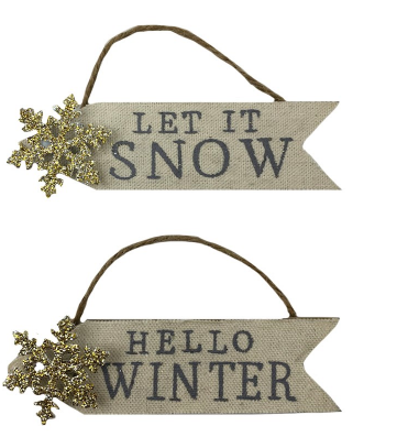 XMAS SIGNS - ASSORTED