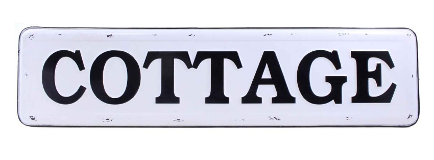 ACC-SPL BAK181 METAL COTTAGE SIGN - Kate & Co. Home