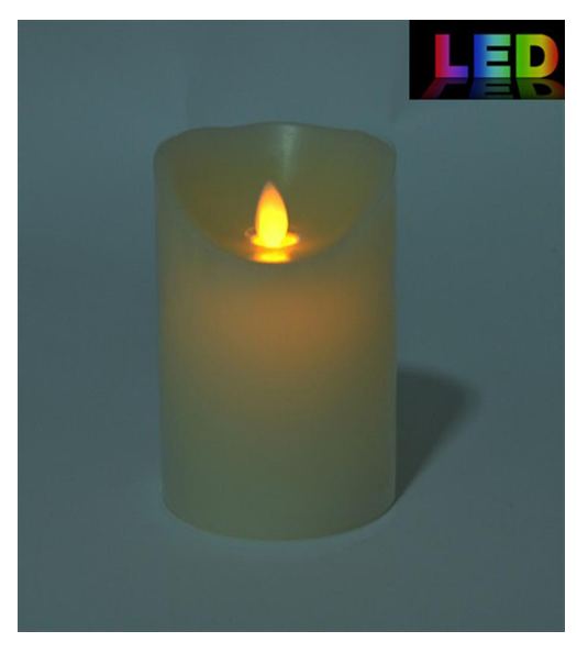 LED CANDLE WITH TIMER AND MOVING WICK - Kate & Co. Home