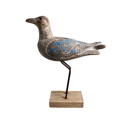 STANDING WOOD SEAGULL BENT LEGS - Kate & Co. Home