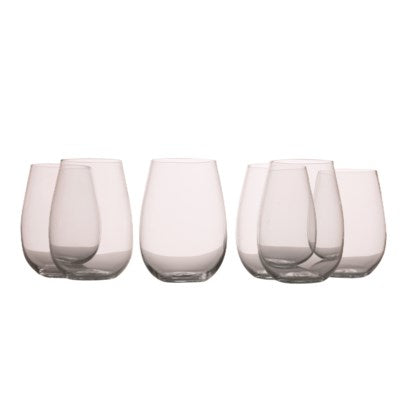 STEMLESS WHITE WINE GLASSES (SET OF 6) - Kate & Co. Home